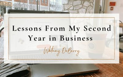 Lessons From My Second Year in Business